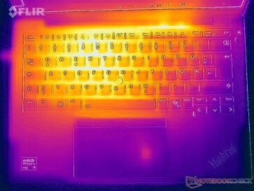 Teste de estresse de temperatura da superfície (parte superior)