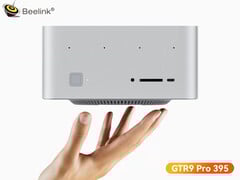 O GTR9 Pro já está em pré-venda por US$ 1.985. Na foto: o mini PC. (Fonte da imagem: Beelink e Minisforum - editado)