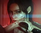 Uma imagem em close-up de Claire Redfield, criada pela Capcom