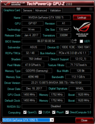 GPU-Z (Asus ROG skinned)