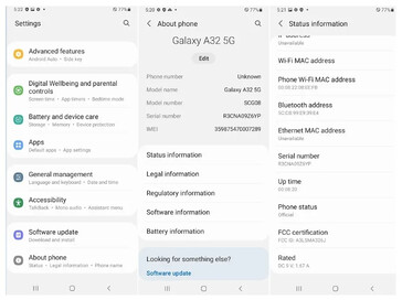 O novo "Galaxy A32 5G" vaza. (Fonte: FCC, MySmartPrice)