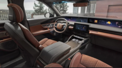 O sistema de infoentretenimento e outros sistemas do Lincoln Nautilus 2024 trocaram o QNX pelo Android. (Imagem: Ford)