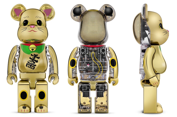 Alto-falante Bluetooth Be@rbrick Audio x Maneki Neko. (Fonte da imagem: Be@rbrick Audio)