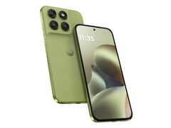 O Motorola Moto G67 está disponível em duas cores, sendo uma delas a Pantone Nile (foto). (Fonte da imagem: Motorola)