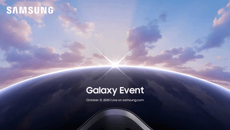 21 de outubro de 2025 Galaxy Banner do evento (Fonte da imagem: Samsung)