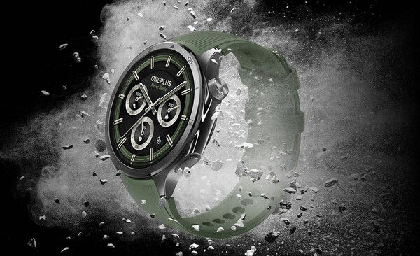 O OnePlus Watch 3 tem uma moldura de titânio, classificação MIL-STD-810H e classificação IP68. (Fonte da imagem: OnePlus)