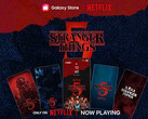 O tema e os papéis de parede de Stranger Things são exclusivos para smartphones Samsung Galaxy. (Fonte da imagem: Samsung)