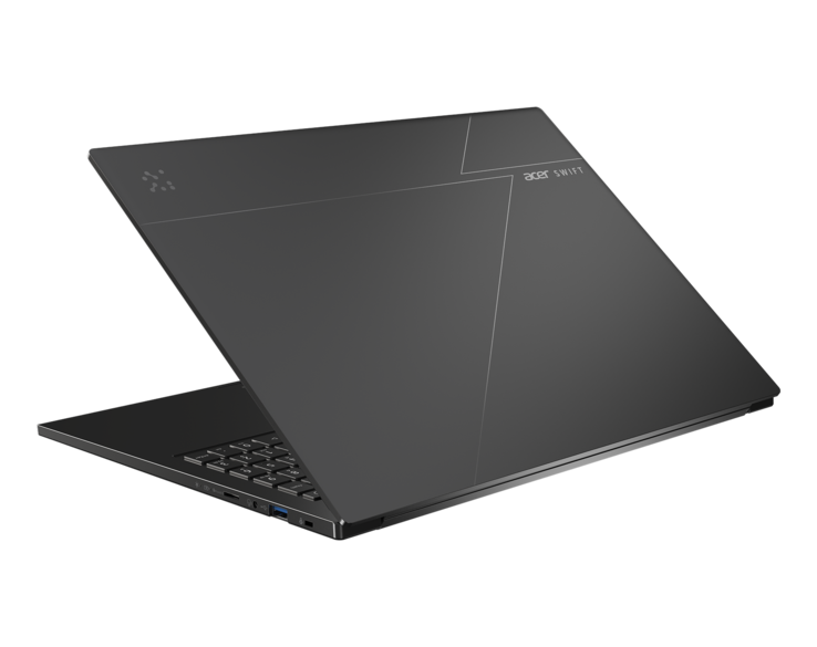 O Acer Swift Go 16 AI possui até um processador Intel Core Ultra 7 (Fonte da imagem: Acer)