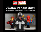 O primeiro busto de LEGO Venom com precisão de filme vaza com a minifigura de Tom Hardy em meio a comentários mistos