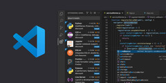 O VS Code Editor da Microsoft é gratuito e oferece muitos recursos e plug-ins úteis (Imagem: Microsoft).