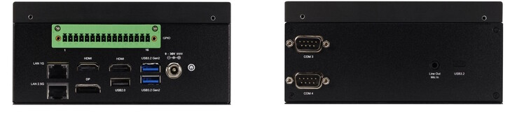 As portas seriais também estão integradas (Fonte da imagem: Aaeon)