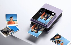 Xiaomi Mix Flip com a impressora opcional