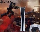 Arte de Gears of War: E-Day com o logotipo e o console do PS5.