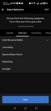 Uma captura de tela da ferramenta Garmin Lifestyle Logging. (Fonte da imagem: Screenshot)
