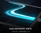 Os teasers Moto X40 são super-carregados. (Fonte: Motorola)