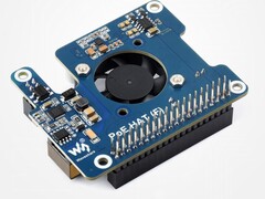 Waveshare: HAT atualiza o PoE para o Raspberry Pi 5