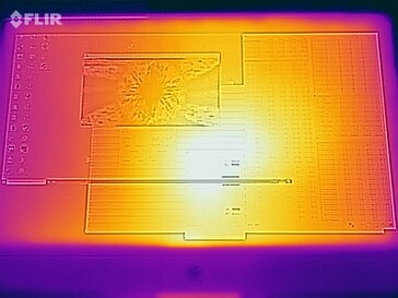 Teste de estresse de temperatura da superfície (frente)