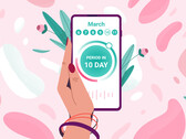 Um aplicativo de monitoramento de menstruação (Fonte da imagem: Freepik)