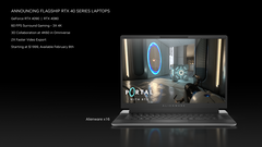 A Nvidia lançou o GeForce RTX 4090 e RTX 4080 para laptops (imagem via Nvidia)
