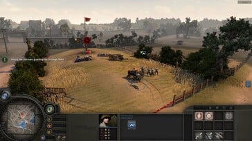 Na imagem: uma captura de tela do jogo Company of Heroes.