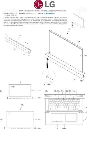 Mais imagens da "nova patente da LG". (Fonte: Twitter)