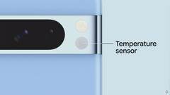 O recurso Pixel drop permite que o Google Pixel 8 Pro leia a temperatura corporal (Fonte da imagem: Google)