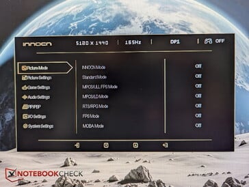 Menu principal