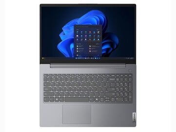 O Lenovo V15 Gen 6 AMD possui um teclado de tamanho normal