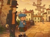 Imagem promocional oficial de Professor Layton e o Novo Mundo do Vapor.