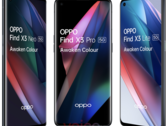 A primeira apresentação dos três smartphones da série Oppo Find X3. (Imagem: Oppo/Evan Blass)