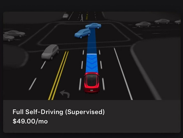 Taxa de assinatura do Tesla FSD para proprietários do Autopilot aprimorado.