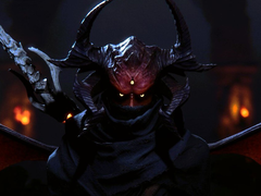 Uma captura de tela do título Metal Hellsinger do The Outsiders (fonte da imagem: Comunidade Steam)