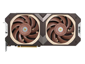 A colaboração ASUS e Noctua se destaca de muitas outras placas gráficas no mercado. (Fonte de imagem: ASUS)