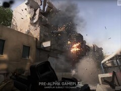 Captura de tela do vídeo do trailer do Battlefield Labs da EA mostrando possivelmente o próximo jogo Battlefield. (Fonte da imagem: Battlefield no YouTube)