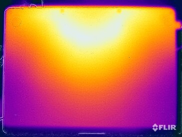 Teste de estresse de temperatura da superfície (parte inferior)