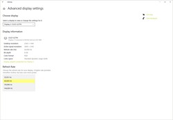Somente um máximo de 144 Hz via HDMI