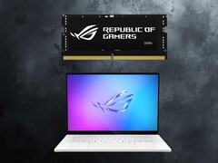 Laptop para jogos Asus Rog Zephyrus G16 com RAM DDR5 (Fonte da imagem: Asus, Kingston com edições)