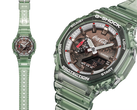 O relógio da coleção colaborativa Casio G-Shock x Coca-Cola GA2100CC-3A, na foto.