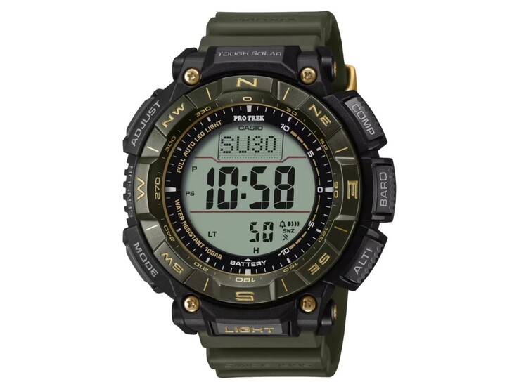 O relógio Casio Pro Trek PRG340ANS-3. (Fonte da imagem: Casio)