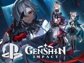 Banner do Genshin Impact com o logotipo do PlayStation (Fonte da imagem: HoYoverse, Sony PlayStation com edições)