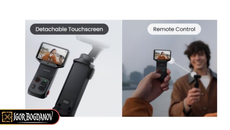 Imagens de marketing vazadas do Insta360 Luna Ultra.