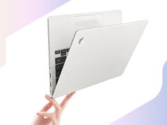 O Unbounded 14S 2026 com processador AMD custa cerca de US$ 700 na China. Na foto: uma imagem promocional destacando o design leve do laptop.