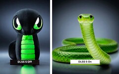 A Razer mostra como o mascote Sneki Snek poderia ser com o DLSS 5.