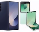 O Galaxy Z Flip6 e o Galaxy Z Fold6 serão dois dos vários dispositivos que a Samsung lançará em 10 de julho. (Fonte da imagem: Evan Blass - editado)