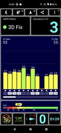 Recepção GPS ao ar livre