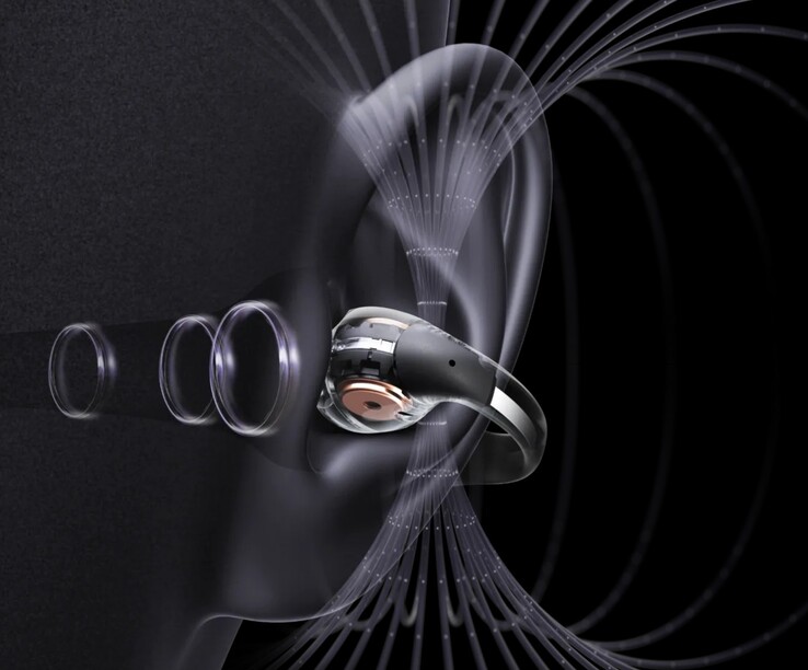 Os fones de ouvido Shokz OpenDots ONE usam a tecnologia de supressão de vazamento de ruído ativo DirectPitch para minimizar o incômodo de outras pessoas. (Fonte da imagem: Shokz)