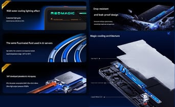 O sistema de resfriamento a água do Gaming Tablet 5 Pro (tradução automática)