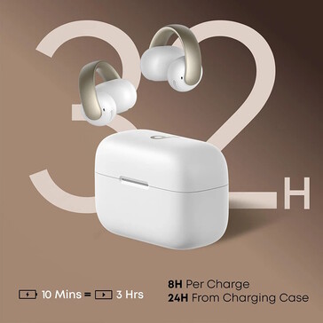 O AeroClip deve durar 32 horas no total (Fonte da imagem: Anker)