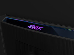 O Aorus FO27Q5P é um dos monitores para jogos cada vez mais numerosos que ostentam um painel QD-OLED de 500 Hz. (Fonte da imagem: Gigabyte)