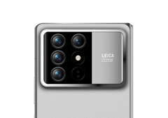 O MIX Fold 4 não tem o layout de câmera mais estético em sua forma atual. (Fonte da imagem: Evan Blass)